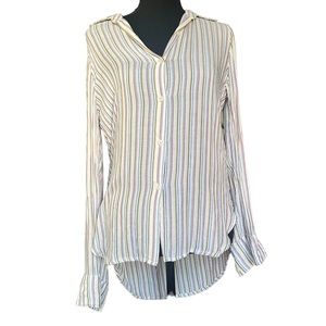 Striped Button-Down Shirt